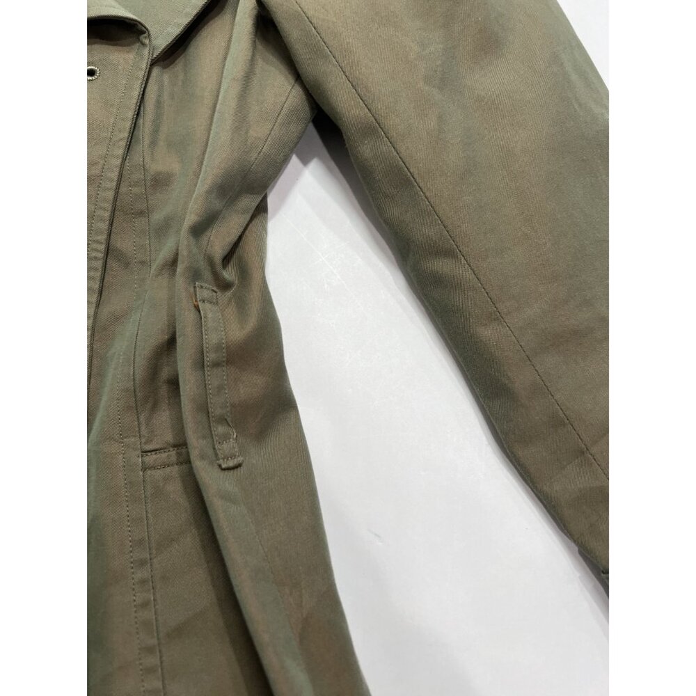 Burberry Burberrys Vintage Trench Coat in Khaki Green - Picture 3 of 5